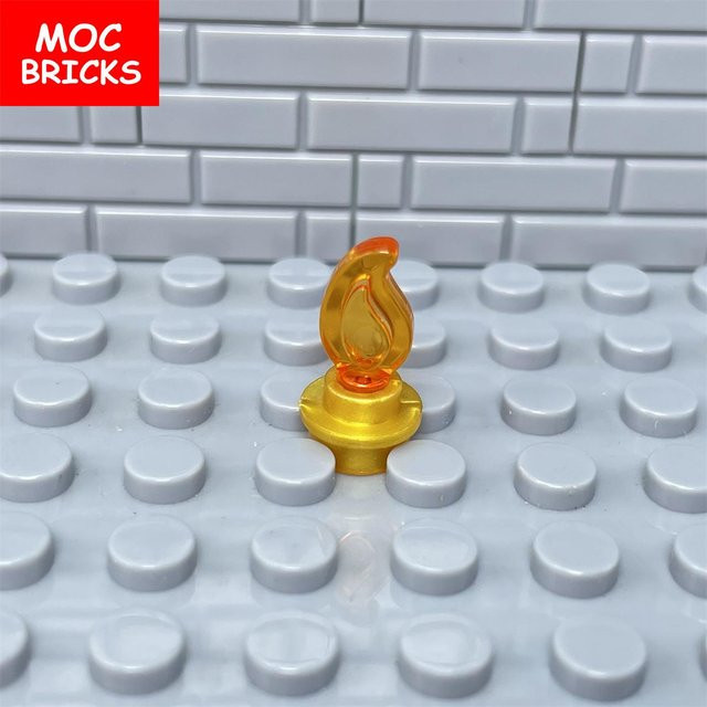 Yiran toy MOC Steine Kerzenflamme Feuer, Bausteine, 30-teiliges Set, ab 6 Jahren - Bild 1