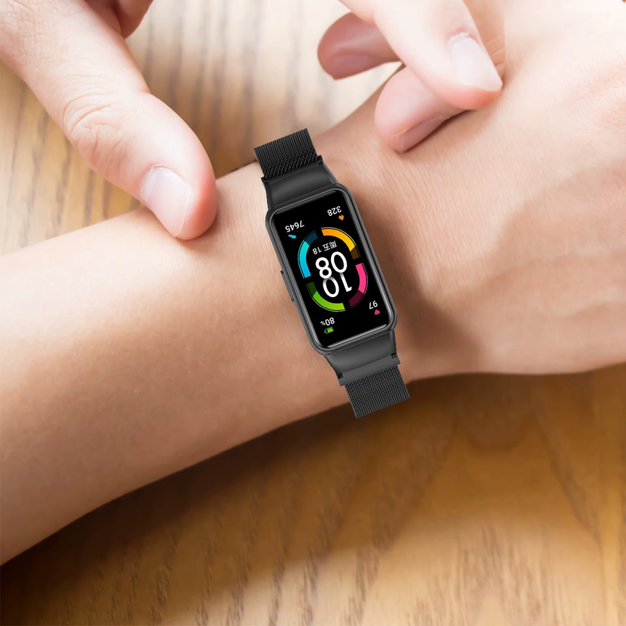 Uhrenarmband Edelstahl, Unisex, für Huawei Band 6/6 Pro - Bild 4