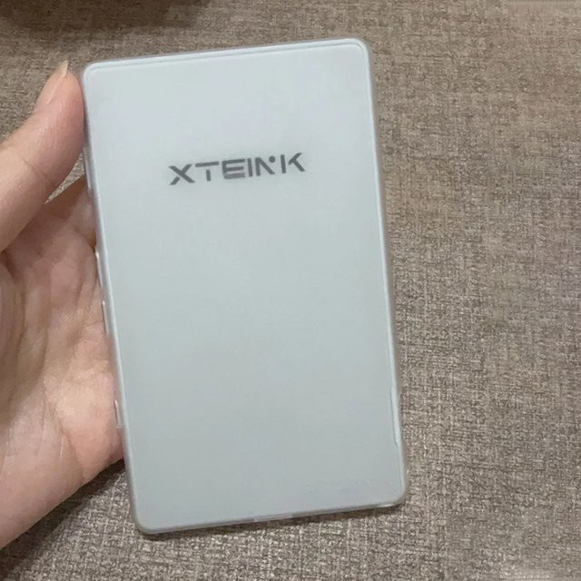 DIXSG Schutzhülle für Xteink X4 E-Book-Reader, Hartschale aus PC-Material, mattiert, Schwarz/Weiß/Transparent - Bild 1