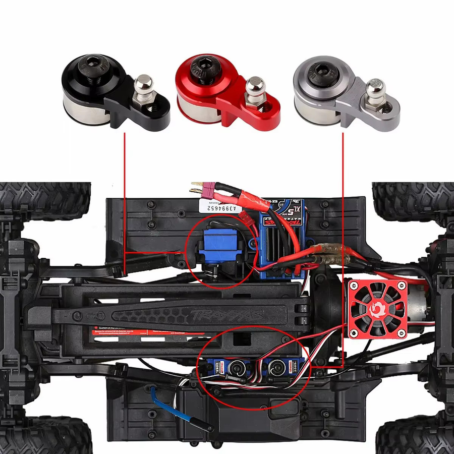 TRAXXAS Lenkung Saver Arm, Aluminium, Schwarz, Zubehör - Bild 3