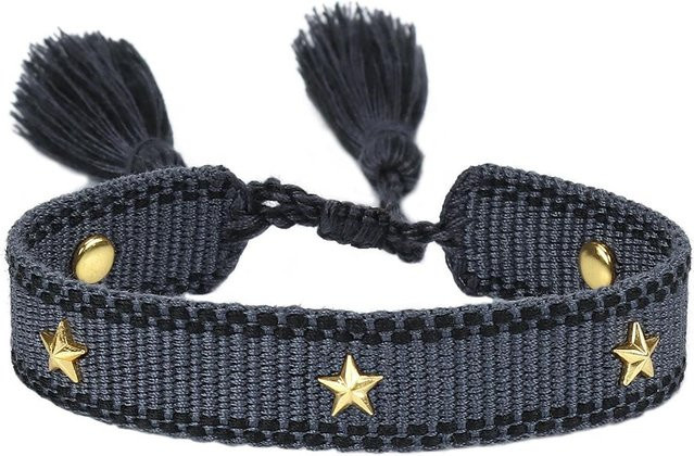 Armband Rd lala, geflochten, Sterne, Schwarz, Damen - Bild 1