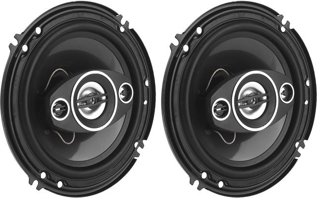 Aimo Auto Koaxial Lautsprecher Set 2 Stück, Schwarz, 500W, Durchmesser: 16,51 cm - Bild 1