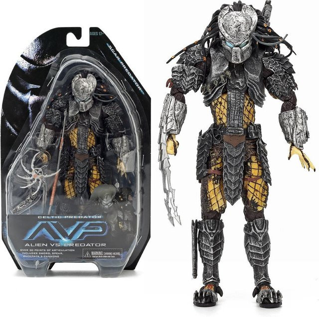 Yiran toy 1 Alien Wars Predator Avp Katzenkopf Narbenmodell 7-Zoll-Figur - Bild 1