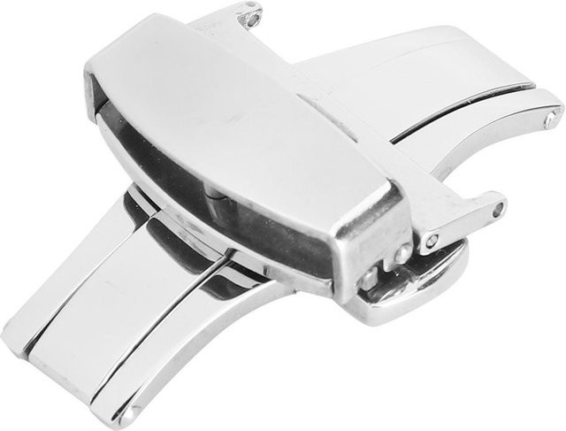 Neoglint Uhrenschließe Edelstahl, Silber, 20 mm, Unisex - Bild 1