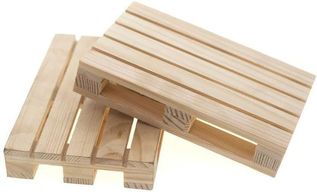 Woodiness Gabelstapler-Palette, Holzplatte, Miniatur-Dekorationszubehör - Bild 1