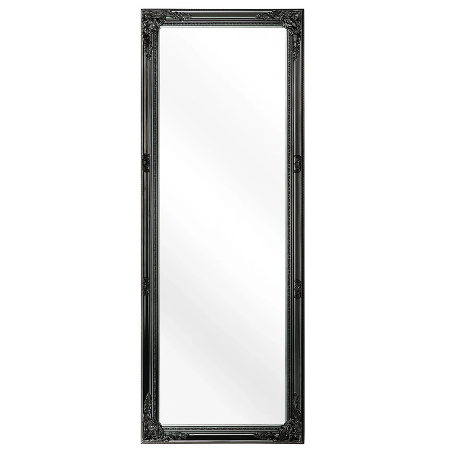 Beliani Wandspiegel FOUGERES in Schwarz im Retro-Design, B/H: 50 x 130 cm - Bild 2