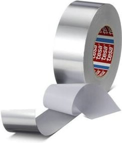 tesa Aluminiumband Silber mit Liner, Breite: 50 mm, Länge: 50 m - Bild 1