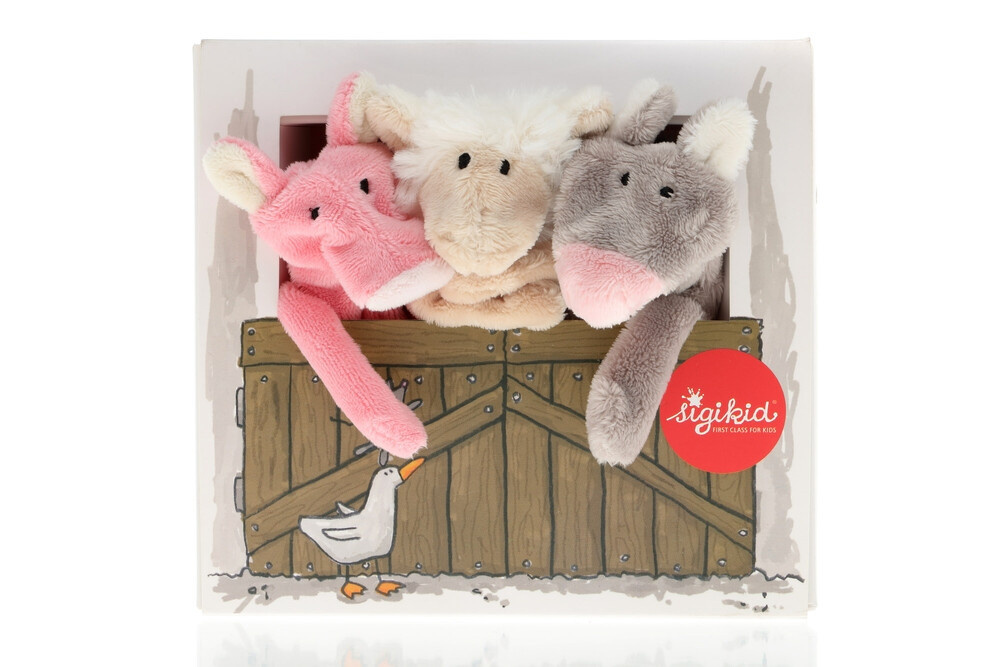 Sigikid Bauernhof Fingerpuppen Set, Plüsch / Textil, ab 0 Jahre - Bild 1