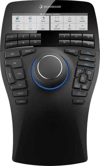 3Dconnexion SpaceMouse Enterprise 3D-Maus in Schwarz - Bild 1
