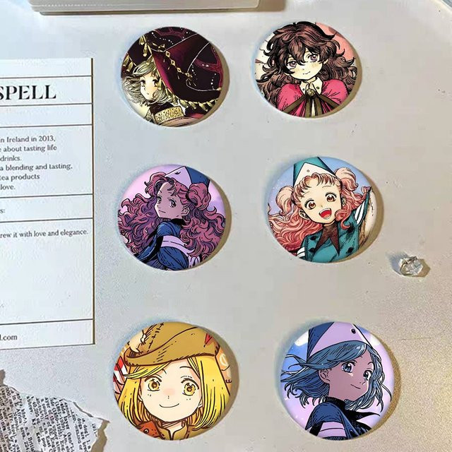 Bilibili Brosche, Anime Hexenhut, Rundes Abzeichen - Bild 1