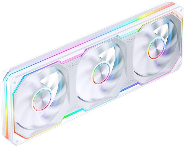 Jonsbo XA-360/240 Blade of Light and Shadow ARGB Computer-Gehäuselüfter in Weiß, 12 cm - Bild 1