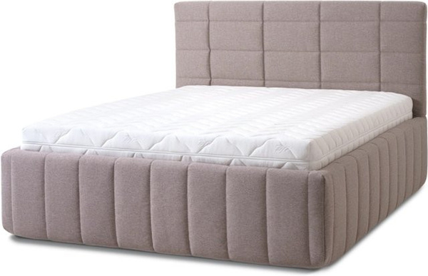 Polsterbett Letti Moderni Reta Grande in Siena Dark Beige, B/T: 180 x 200 cm