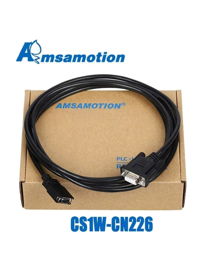 Omron CS1W-CN226 Serielles SPS-Programmierkabel DB9 RS232-Port in Schwarz für CS CJ CQM1H CPM2C Serie - Bild 5