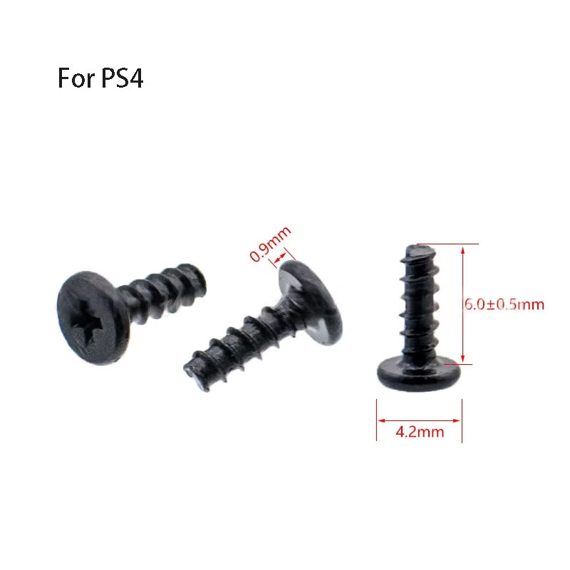 Sony Ersatzschrauben Set für PlayStation 4 und PlayStation 5 in Schwarz, 10 Stück für Reparatur und Installation - Bild 3