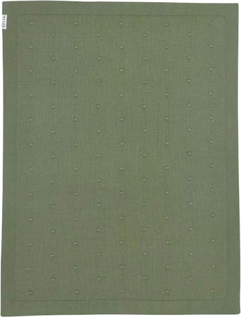 Meyco Baby Babydecke Mini Knots in Grün aus Baumwolle, B/B: 75 x 100 cm, 1.0 TOG