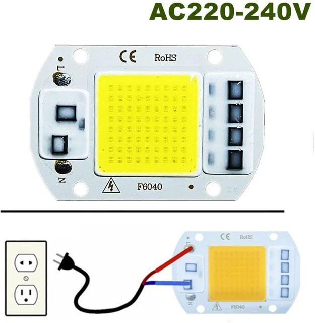 2 Stück GuangZhouZhenqin COB Chip LED Lampe 20W, 220V, Farbe: Weiß - Bild 1
