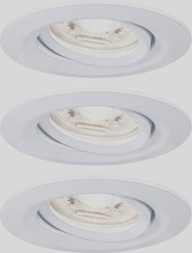 Paulmann 92971 EBL Nova mini Plus Coin LED-Einbauleuchte 3er Set, Weiß, dimmbar und verbindbar - Bild 1