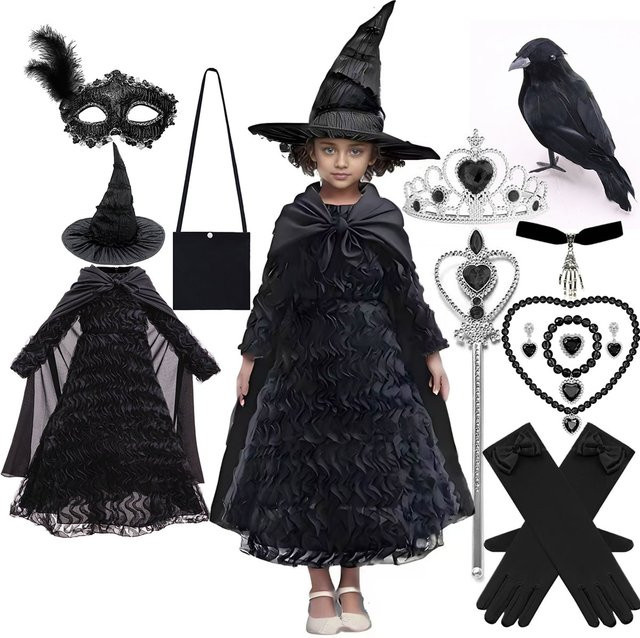 Disney Böse Hexe Kleid, Cosplay, Schwarz, Set / Bundle - Bild 1