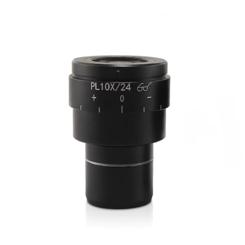 HNNYKRAY Weitwinkel-Okular PL10X für Stereomikroskope in Schwarz, dioptrienverstellbar mit 30mm Augenpunkt, kompatibel mit Olympus und Nikon, inklusive Augenmuscheln - Bild 2