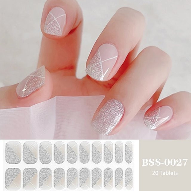 JUMEWZC Nagel Wraps, Glänzend, Kinder - Bild 1