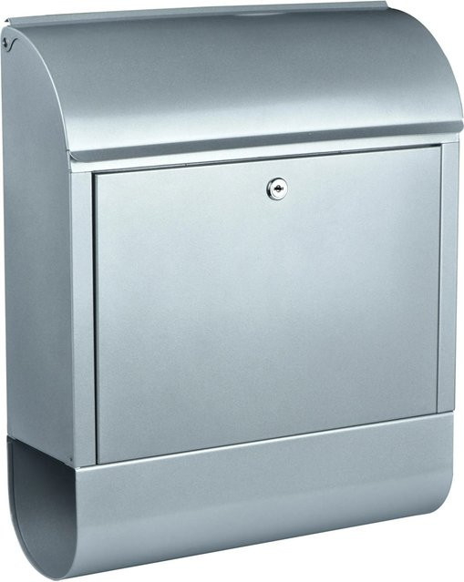 Burg Wächter Briefkasten Scandic aus Stahl in Silber, B/T/H: 46,0 x 38,0 x 12,5 cm - Bild 1