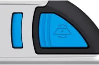Martor Secunorm 500 Sicherheitsmesser mit einziehbarer Trapezklinge aus Stahl in Silber und Blau - Bild 2