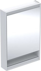 Geberit Spiegelschrank One, Weiß, mit LED-Beleuchtung und Sensor-Touch, B/T/H: 60 x 15 x 90 cm - Bild 1