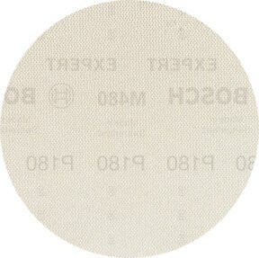 Bosch EXPERT M480 Schleifnetz für Exzenterschleifer, Durchmesser: 125 mm, Körnung: G 180, Farbe: Beige - Bild 1