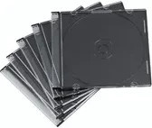 Hama Slim Jewel Case für CD/DVD, 50er-Pack, Transparent-Schwarz - Bild 3
