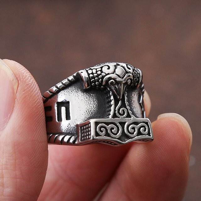 TOGA PULLA Ring Edelstahl, Silber, Herren - Bild 1