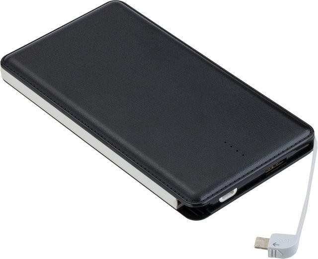 Peter Jäckel Powerbank ALL IN ONE 10000mAh Schwarz mit Micro-USB, Lightning und USB-C Anschlüssen - Bild 1