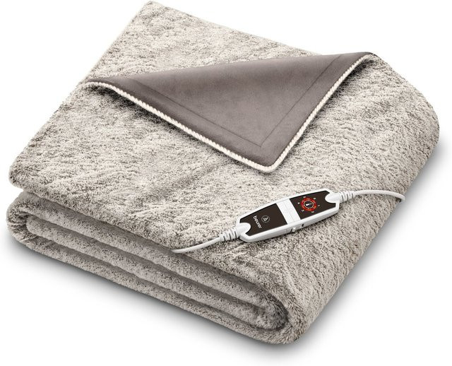 Beurer Heizdecke HD 150 XXL Nordic Cosy in Taupe, 150W, B/T: 150 x 200 cm - Bild 1