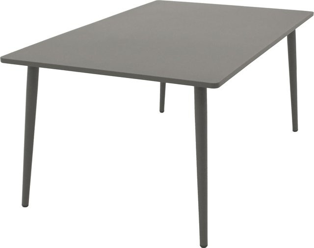 DEGAMO Tisch DENVER aus Metall in Grau für Garten und Terrasse, B/T/H: 160 x 100 x 75 cm - Bild 1