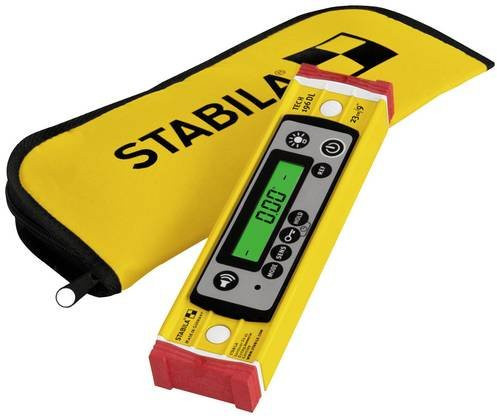 Digitale Elektronikwasserwaage STABILA TECH 196 DL, gelb, Länge: 23 cm - Bild 1