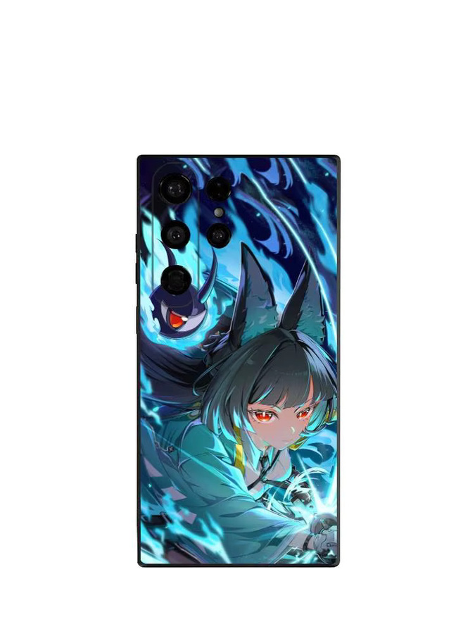 Hoshimi Miyabi ZZZ Handyhülle für Samsung Galaxy S25 S24 S23 S22 S21 S20 Ultra Plus 5G Frosted Non-Slip Full Soft Cover in Multicolour - Bild 4