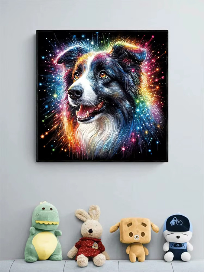EverShine Diamant Stickerei Hund, Diamant Kunst Malerei Kit, Tier Mosaik - Bild 4
