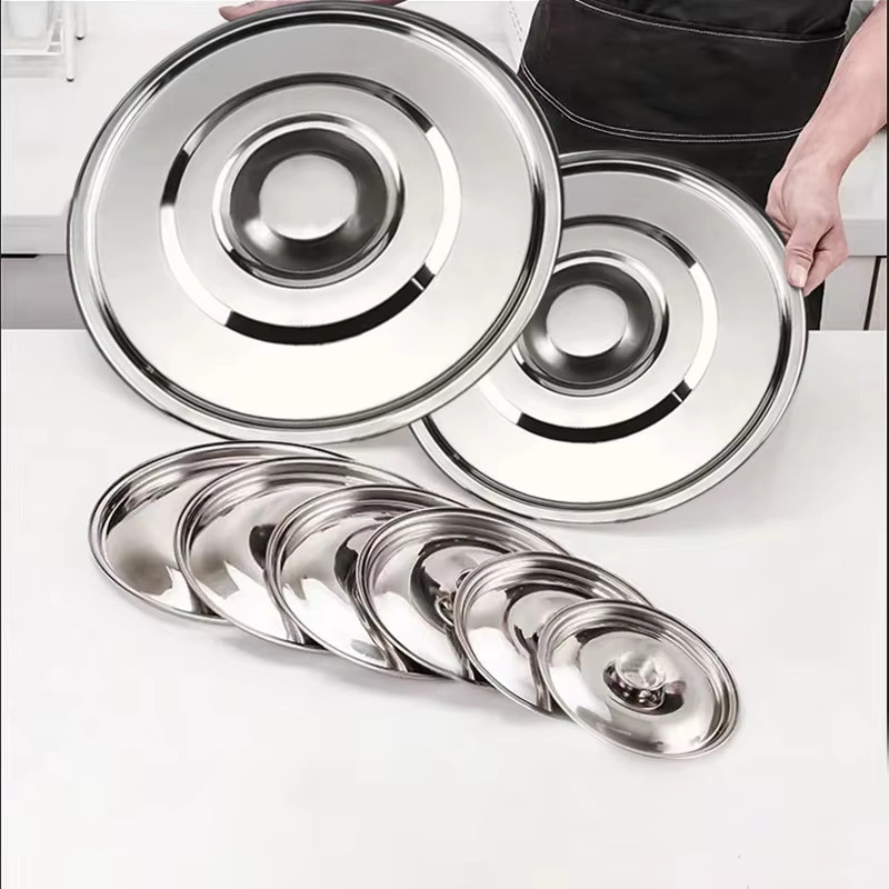 Hoeaden Ersatzdeckel aus Edelstahl rund in Silber für Töpfe von 10 bis 26 cm - Bild 4