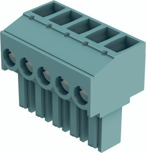 HARTING Leiterplattensteckverbinder 14310715402000 mit 1 Reihe in Blau aus Messing - Bild 1