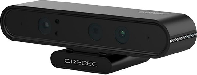 Orbbec ASTRA Pro 3D-Tiefenkameramodul in Schwarz mit 0,6-8m Reichweite für KI-Roboter, Raspberry Pi und Drohnenentwicklung sowie Gesichtserkennung mit ROS - Bild 1