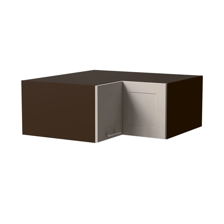 Feldmann-Wohnen Eckaufsatzschrank Oslo in Lava und Kaschmir Matt mit Soft-Close-Türen, B/T/H: 90 x 36 x 90 cm - Bild 2