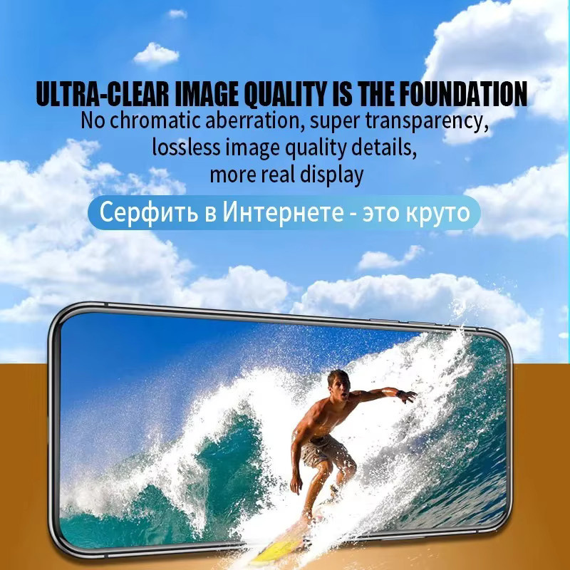 2er-Pack Displayschutzfolie aus gehärtetem Glas für Samsung Galaxy A01 A02 A04 A05 M04 4G und Note 10 S10 S10e Lite A02S A04S A05S, transparent - Bild 2