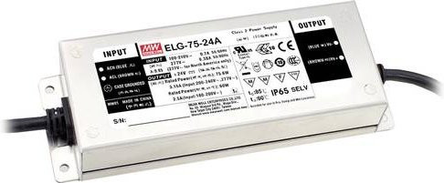 MEAN WELL ELG-75-24AB-3Y LED-Treiber Konstantspannung 75.6W 3-in-1 Dimmer Funktion Silber - Bild 1