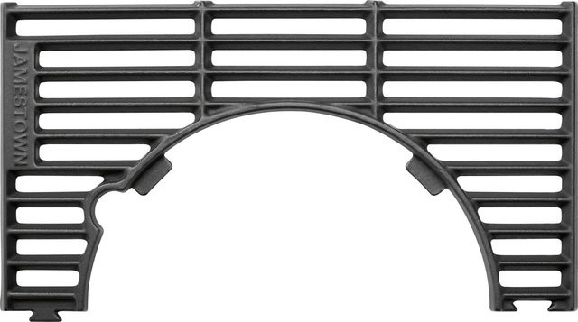 Modularer Grillrost aus Gusseisen in Schwarz, B/T/H: 45 x 24 x 5 cm - Bild 1
