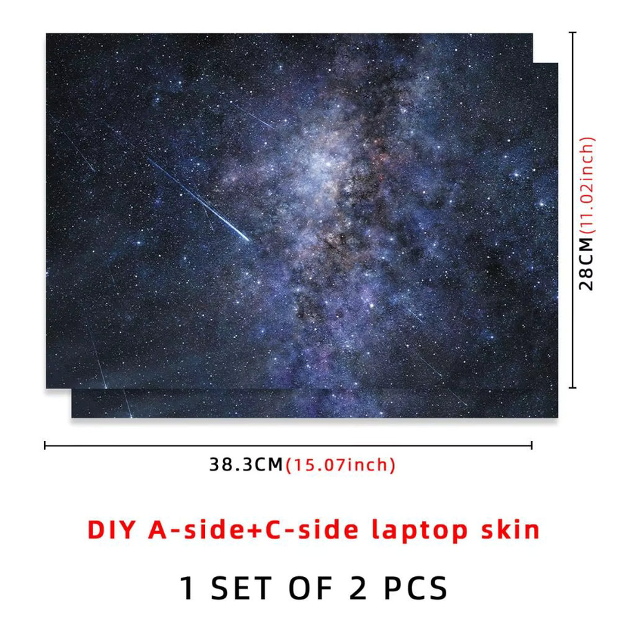 Galaxy Serie Laptop Aufkleber Skins für 15 Zoll Notebooks Universal PVC Abdeckung für A+C Seite - Bild 4
