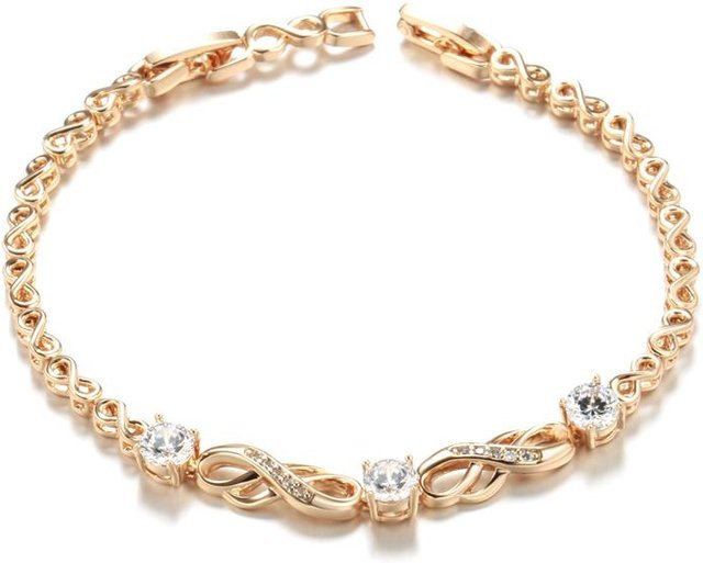 Armband Roségold, Zirkon, Damen - Bild 1