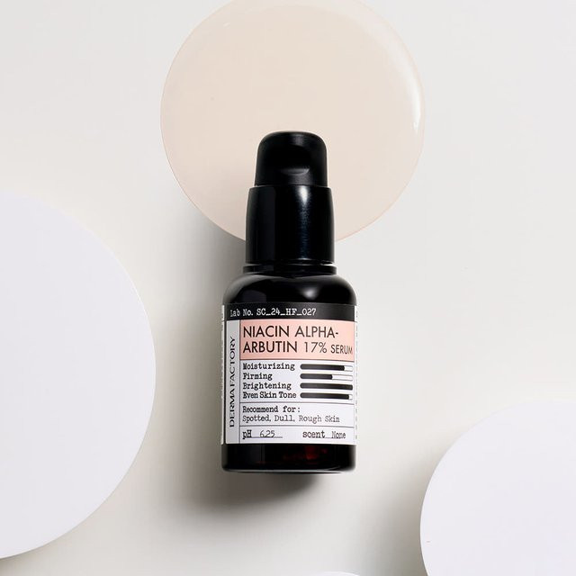 Derma Factory Niacin Alpha-Arbutin 17% Serum, Niacinamid, Gesicht - Bild 1
