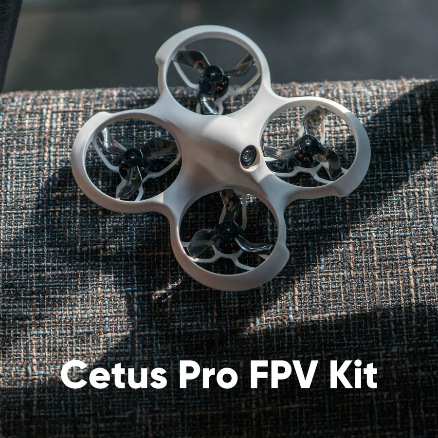 BETAFPV Cetus Pro FPV Kit mit VR02 Brille und Frsky Fernsteuerung, weiße bürstenlose RC Drohne - Bild 3
