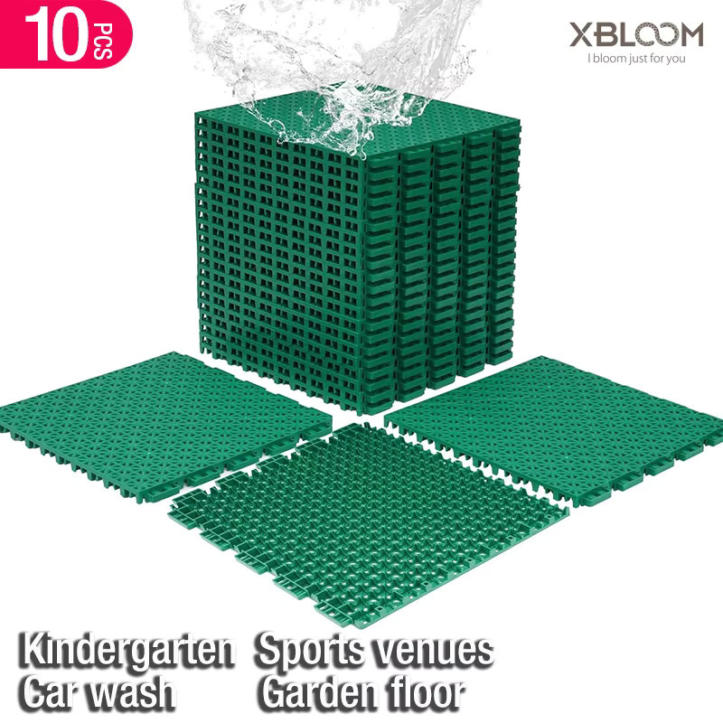 10 Stück XBLOOM Gittermatten aus Kunststoff für Kindergarten, Badezimmer und Außenbereiche - Bild 2