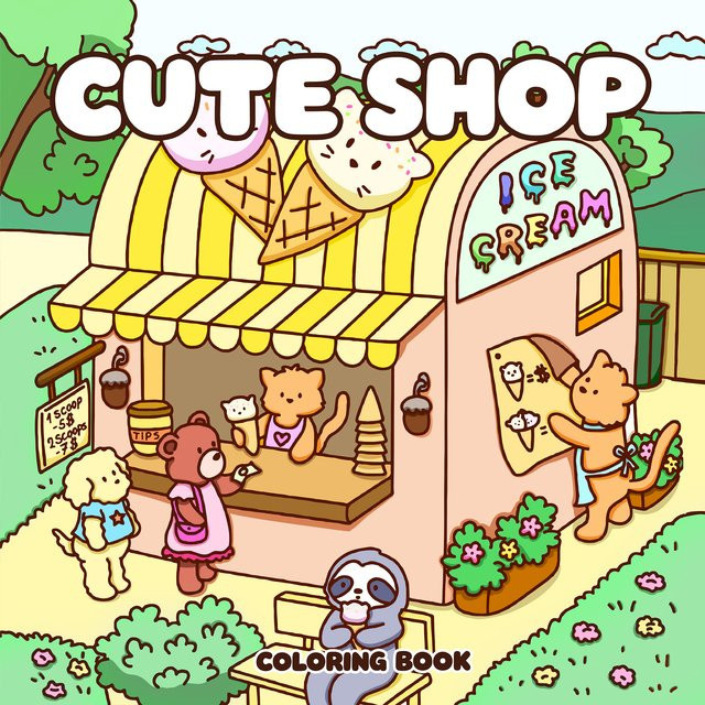 CUTE SHOP Malbuch, Tiere, Bunt / Mehrfarbig - Bild 1