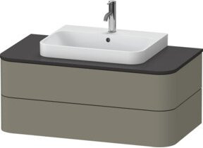 Duravit Waschtischunterschrank Happy D.2 Plus in Grau Matt, B/T: 100 x 55 cm - Bild 1